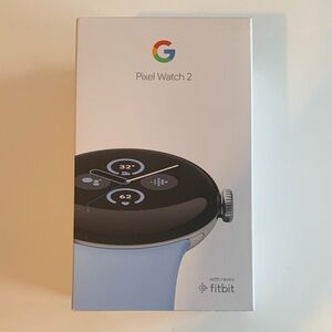 Google Pixel Watch 2 - Black and Light Blue